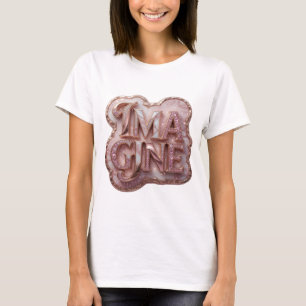 Frisches Gold IMAGINE 3D-Textart T-Shirt