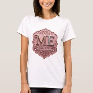 Frisches Gold ME EST 1993 Textdesign T-Shirt