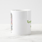 Frisches Graffiti Bester Vater Jumbo-Tasse (Vorderseite)