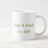 Frisches Graffiti Bester Vater Jumbo-Tasse (Rechts)