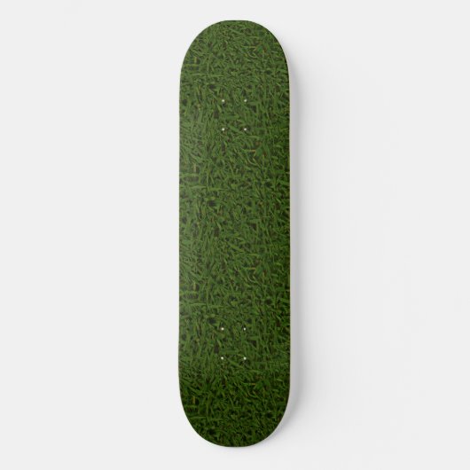 Frisches grünes Grasskateboard Skateboard (Vorderseite)