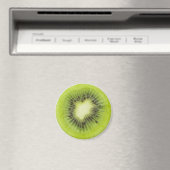 Frisches Kiwi. Runde Scheibe abgeschieden Magnet (In Situ (Geschirrspüler))