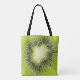 Frisches Kiwi. Runde Scheibe abgeschieden Tasche