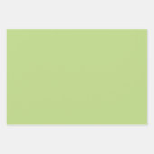 Frisches Leaf-Muster in blau Aquamarin und grün Geschenkpapier Set (Vorderseite 2)