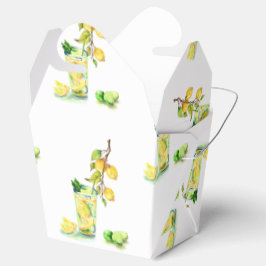 Frisches Lemon Drink Gastgeschenk Box Geschenkschachtel