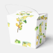 Frisches Lemon Drink Gastgeschenk Box Geschenkschachtel (Rückseite)