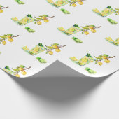 Frisches Lemon Drink Lemons Wrapping Paper Geschenkpapier (Ecke)
