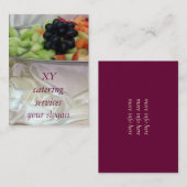 Frisches Obst auf Seide Visitenkarte (Vorne/Hinten)