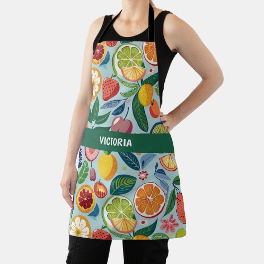 Frisches Obst Blumenmuster Schürze (InSitu)