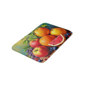 Frisches Obst in perfektem Mix Design Badematte (Schrägansicht)