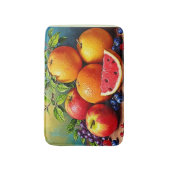 Frisches Obst in perfektem Mix Design Badematte (Vorderseite Vertikal)