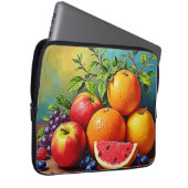 Frisches Obst in perfektem Mix Design Laptopschutzhülle (Vorne Rechts)