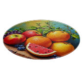 Frisches Obst in perfektem Mix Design Schneidebrett (Ecke)