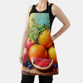 Frisches Obst in perfektem Mix Design Schürze (InSitu)