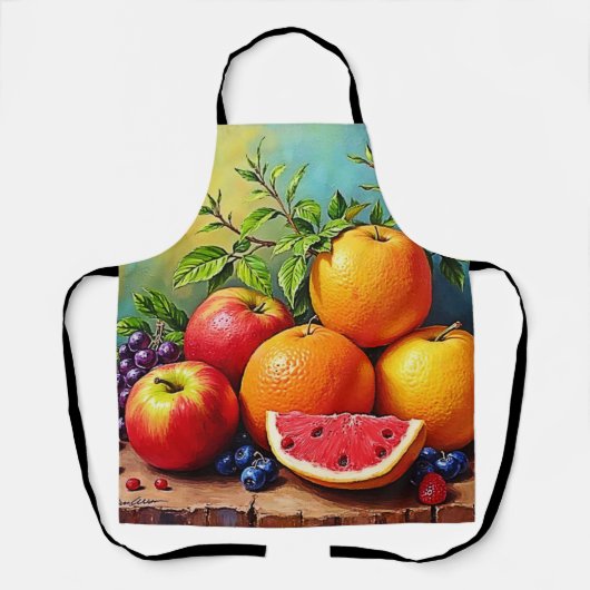 Frisches Obst in perfektem Mix Design Schürze (Vorderseite)
