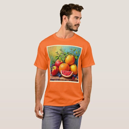 Frisches Obst in perfektem Mix Design T-Shirt (Vorne ganz)