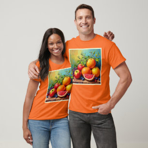 Frisches Obst in perfektem Mix Design T-Shirt