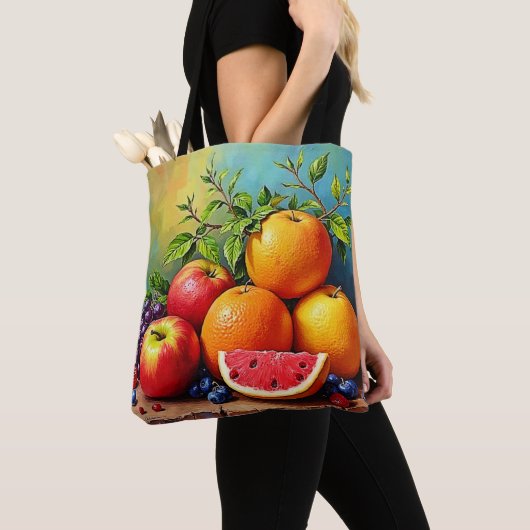 Frisches Obst in perfektem Mix Design Tasche (Von Nahem)