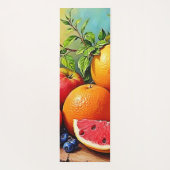 Frisches Obst in perfektem Mix Design Yogamatte (Rückseite)