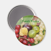 frisches Obst Magnet (Vorderseite/Rückseite)