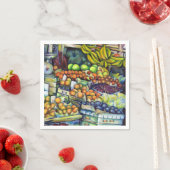 Frisches Obst mit Francis Serviette (Beispiel)