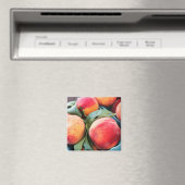 Frisches Obst - Pfirsiche Magnet (In Situ (Geschirrspüler))