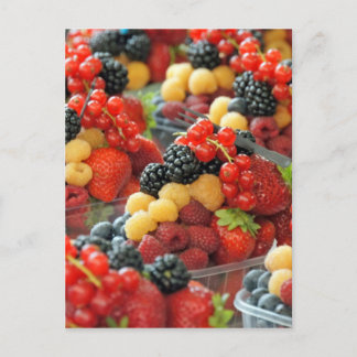 frisches Obst Postkarte