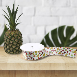 Frisches Obst Satinband