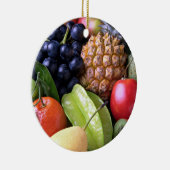 Frisches Obst - Sweet Display, Keramik Ornament (Rechts)