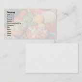 Frisches Obst und Gemüse Visitenkarte (Vorne/Hinten)