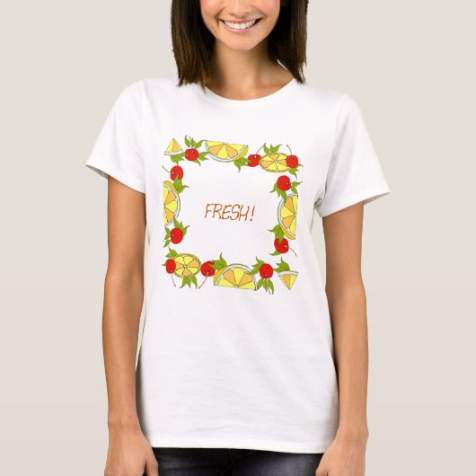 Frisches Obst und Sommerstimmung T-Shirt (Vorderseite)