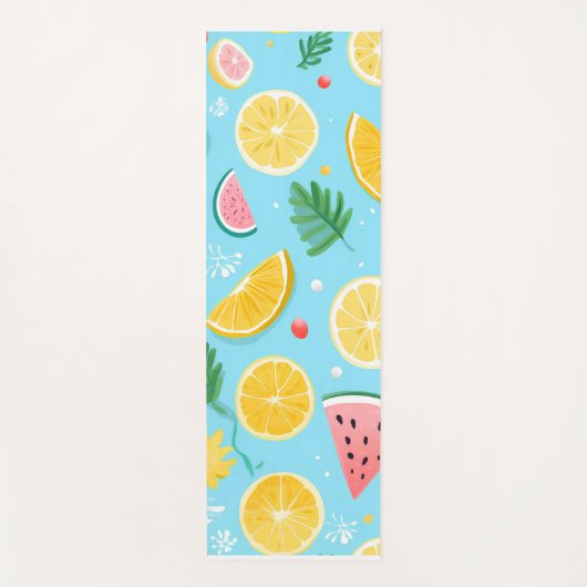 Frisches Obst Yogamatte (Vorderseite)