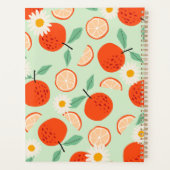 Frisches Orangenmehlplaner Planer (Rückseite)