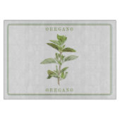 FRISCHES OREGANO 11x8 Glasschneidebrett Schneidebrett (Vorderseite)