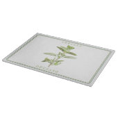 FRISCHES OREGANO 15x11 Glasschneidboard Schneidebrett (Ecke)