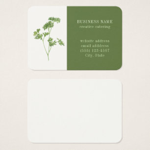 FRISCHES PARSLEY 3,5 x 2,5 Visitenkarte II