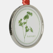 FRISCHES PARSLEY Premium RUNDORTUNG Ornament Aus Metall (Rechts)