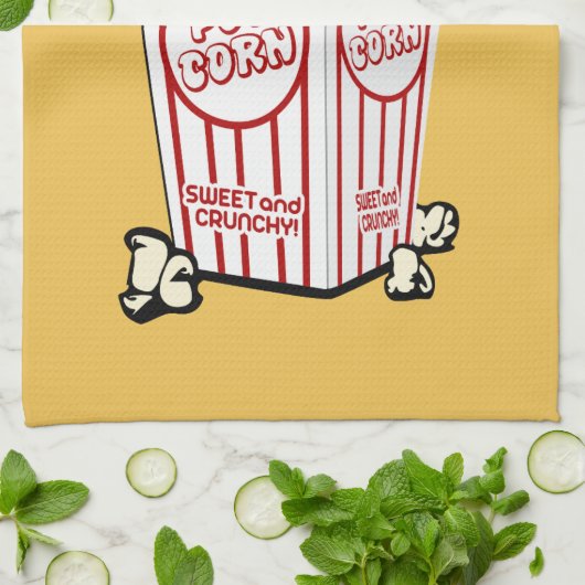 Frisches Popcorn Küchentuch (Gefaltet)