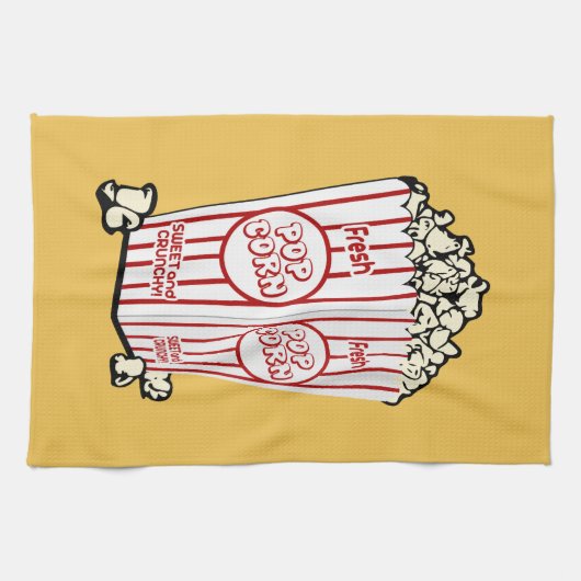 Frisches Popcorn Küchentuch (Horizontal)