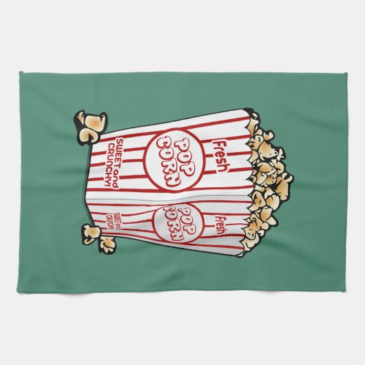 Frisches Popcorn Küchentuch (Horizontal)