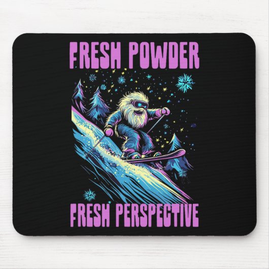 Frisches Pulver Mousepad (Vorne)