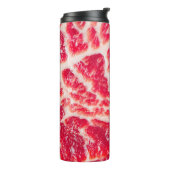 Frisches Rindfleisch-Steak-Fleisch, marmoriert, na Thermosbecher (Nach links gedreht)