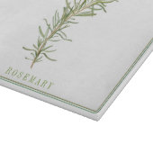 FRISCHES ROSEMARY 11x8 Glasschneider Schneidebrett (Ecke)