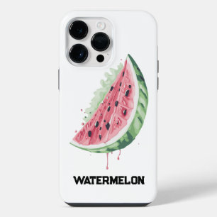 Frisches Saftiges Stück Wassermelone Rosa und Grün iPhone 14 Pro Max Hülle