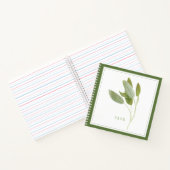FRISCHES SAGE 8.5x8.5 SpiralNotebook - Grün Notizblock (Innenseite)