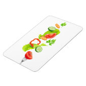 Frisches Salatgemüse Magnet (Linke Seite)