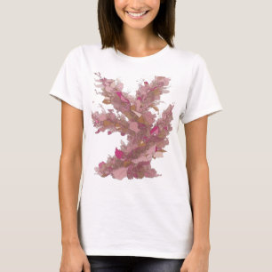 Frisches Silber ABSTRACTE KUNST Abstrakte Gestaltu T-Shirt