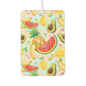 Frisches Sommerkulstmuster Autolufterfrischer (Vorderseite)