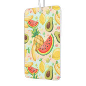 Frisches Sommerkulstmuster Autolufterfrischer (Links)