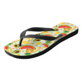 Frisches Sommerkulstmuster Badesandalen (Schrägansicht)